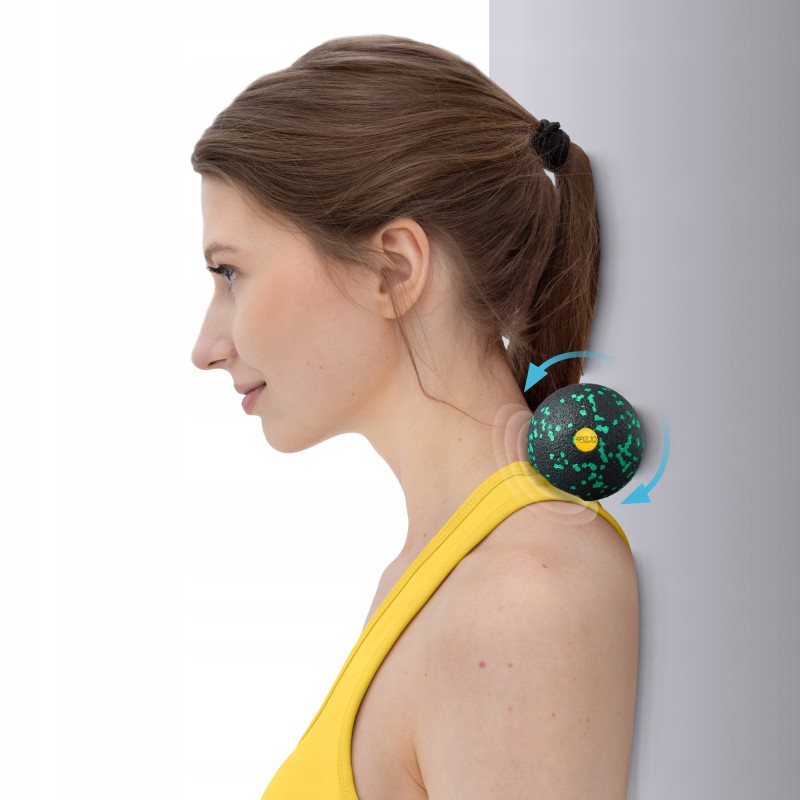 Масажний м'яч 4FIZJO EPP Ball 08 Black/Green (P-5907222931233)