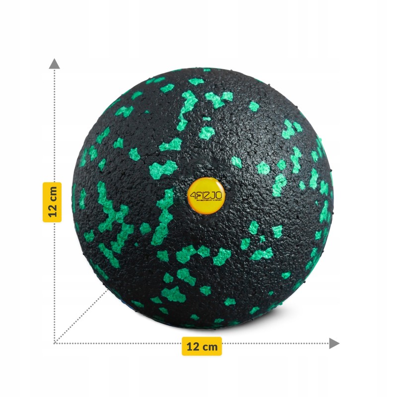 Масажний м'яч 4FIZJO EPP Ball 12 Black/Green (P-5907222931264)