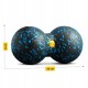 Масажний м'яч подвійний 4FIZJO EPP DuoBall 08 Black/Blue (P-5907222931318)