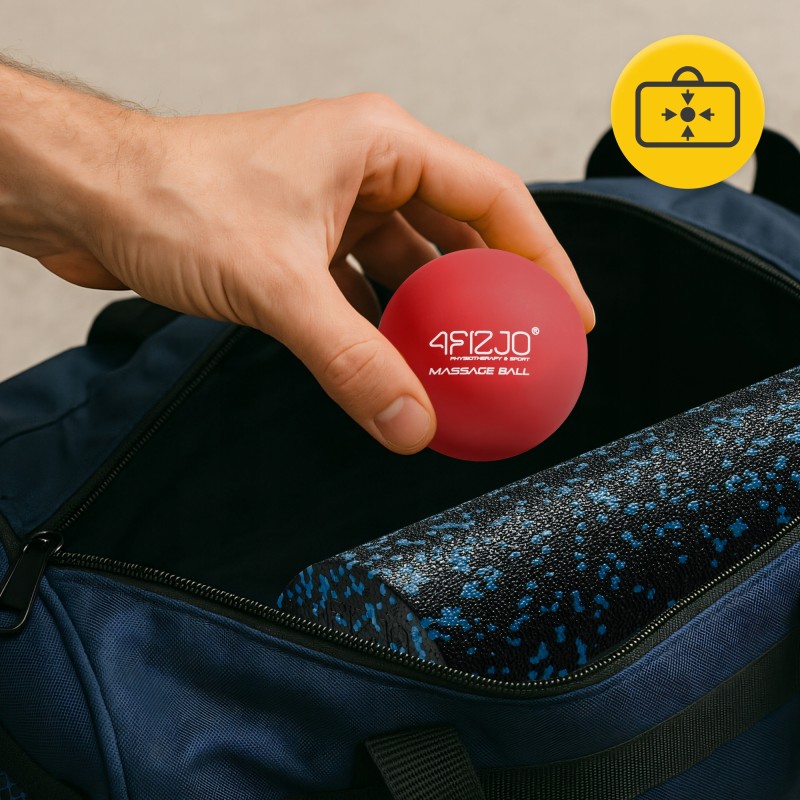 Масажний м'яч 4FIZJO Lacrosse Ball 6.25 см Red (P-5907222931202)