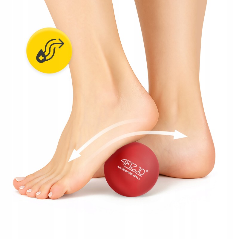Масажний м'яч 4FIZJO Lacrosse Ball 6.25 см Red (P-5907222931202)