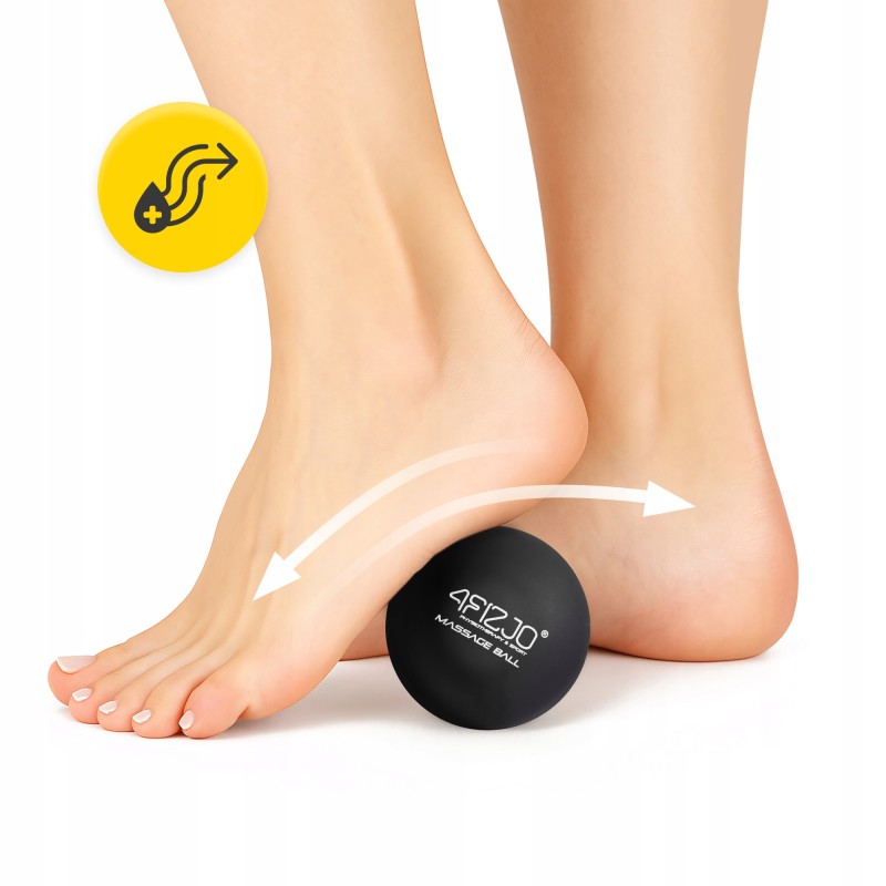 Масажний м'яч 4FIZJO Lacrosse Ball 6.25 см Black (P-5907222931196)