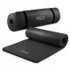 Килимок (мат) спортивний 4FIZJO NBR 180 x 60 x 1 см для йоги та фітнесу Black (P-5907222931462)