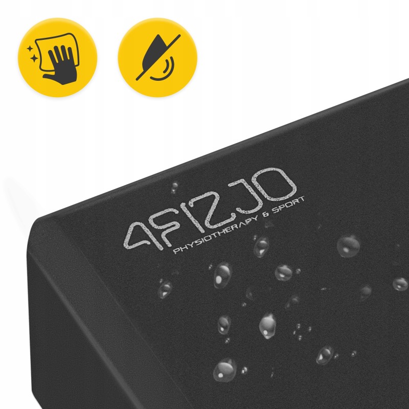 Блок для йоги 4FIZJO 23 x 15 x 7.6 см Black (P-5907222931387)