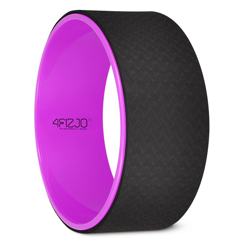 Колесо для йоги та фітнесу 4FIZJO Dharma Black/Pink (P-5907222931455)