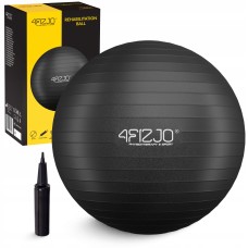 М'яч для фітнесу (фітбол) 4FIZJO 85 см Anti-Burst Black (P-5907222931516)