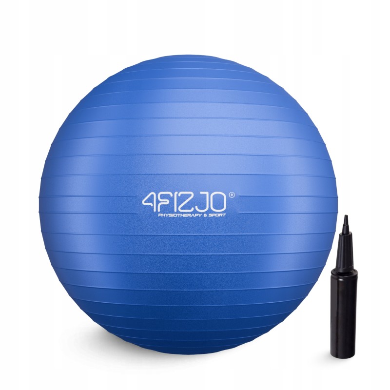 М'яч для фітнесу (фітбол) 4FIZJO 65 см Anti-Burst Blue (P-5907222931493)