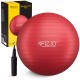 М'яч для фітнесу (фітбол) 4FIZJO 55 см Anti-Burst Red (P-5907222931509)