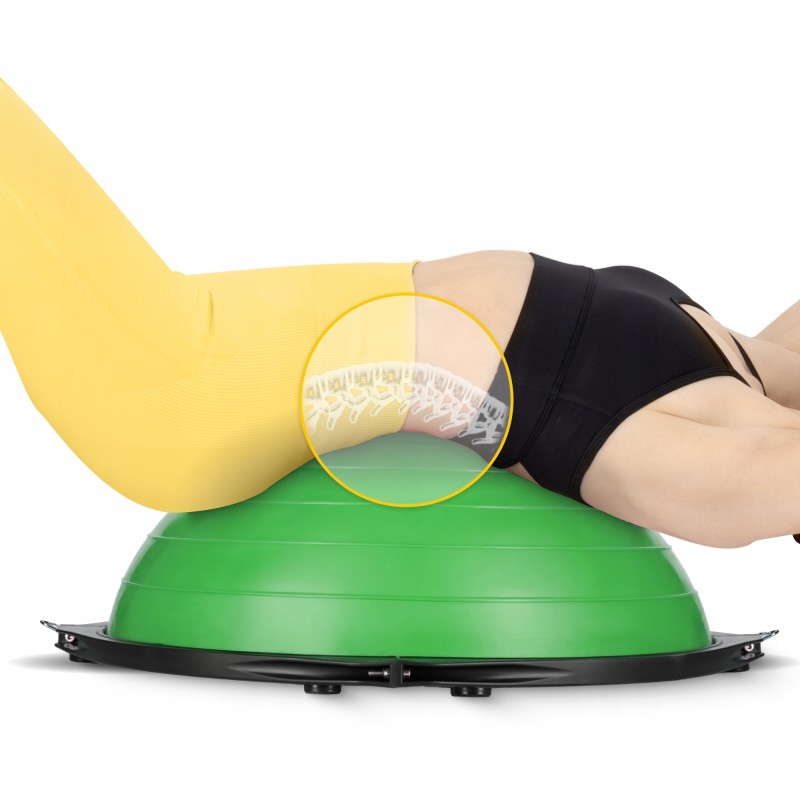 Балансувальна платформа 4FIZJO Bosu Ball 60 см Green (P-5907222931486)
