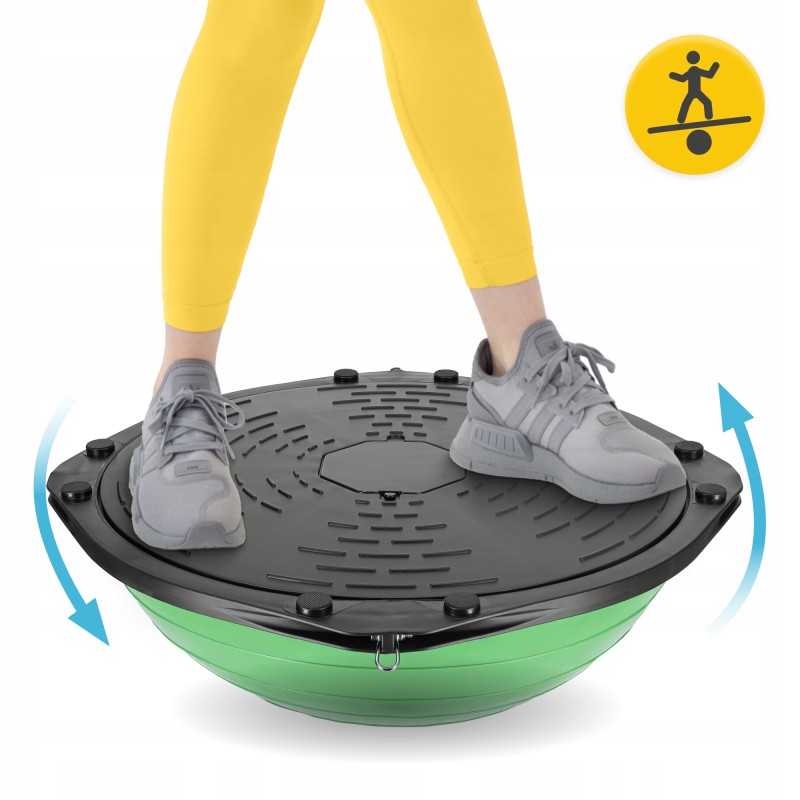 Балансувальна платформа 4FIZJO Bosu Ball 60 см Green (P-5907222931486)