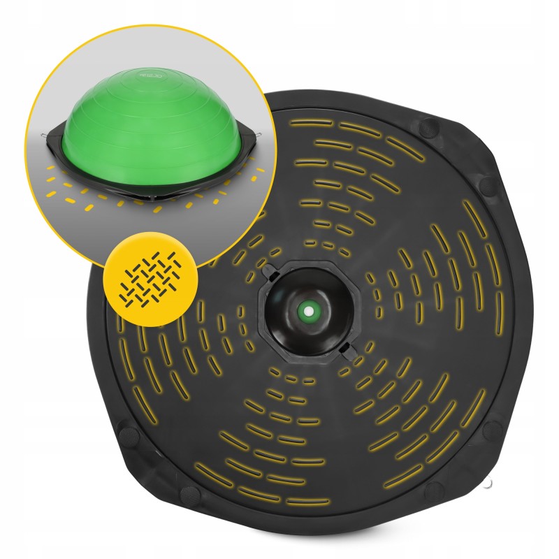 Балансувальна платформа 4FIZJO Bosu Ball 60 см Green (P-5907222931486)