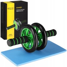 Ролик (гімнастичне колесо) для преса 4FIZJO Ab Wheel Black/Green (P-5907222931523)