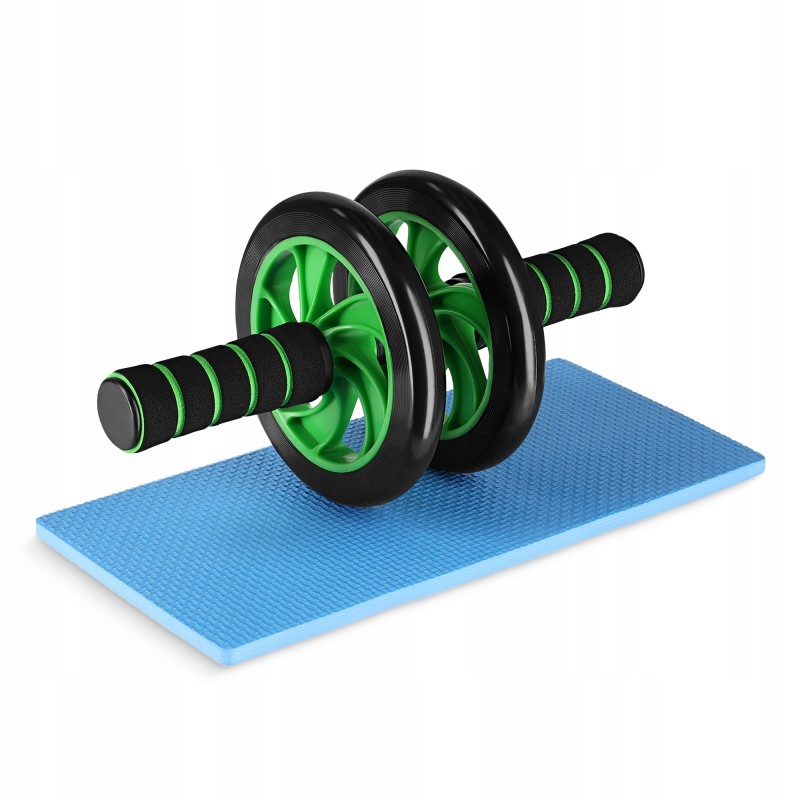 Ролик (гімнастичне колесо) для преса 4FIZJO Ab Wheel Black/Green (P-5907222931523)