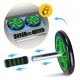 Ролик (гімнастичне колесо) для преса 4FIZJO Ab Wheel Black/Green (P-5907222931523)
