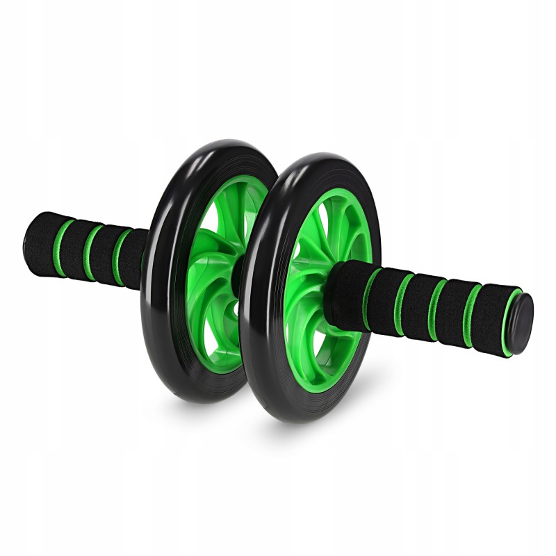 Ролик (гімнастичне колесо) для преса 4FIZJO Ab Wheel Black/Green (P-5907222931523)