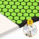 Килимок акупунктурний з валиком 4FIZJO Classic Mat Аплікатор Кузнєцова Black/Green (P-5907222931745)