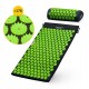 Килимок акупунктурний з валиком 4FIZJO Classic Mat Аплікатор Кузнєцова Black/Green (P-5907222931745)