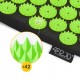 Килимок акупунктурний з валиком 4FIZJO Classic Mat XL Аплікатор Кузнєцова Black/Green (P-5907222931769)
