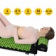 Килимок акупунктурний з валиком 4FIZJO Classic Mat XL Аплікатор Кузнєцова Black/Green (P-5907222931769)
