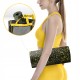 Масажний ролик 4FIZJO EPP PRO+ 33 x 14 см (валик, роллер) гладкий Black/Yellow (P-5907222931431)