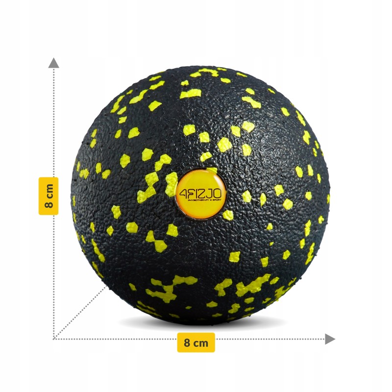 Масажний м'яч 4FIZJO EPP Ball 08 Black/Yellow (P-5907222931240)