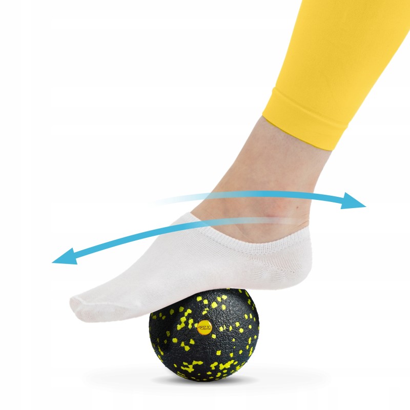 Масажний м'яч 4FIZJO EPP Ball 12 Black/Yellow (P-5907222931271)