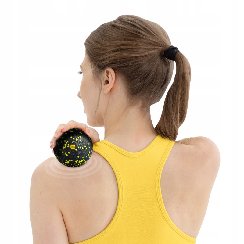 Масажний м'яч 4FIZJO EPP Ball 12 Black/Yellow (P-5907222931271)