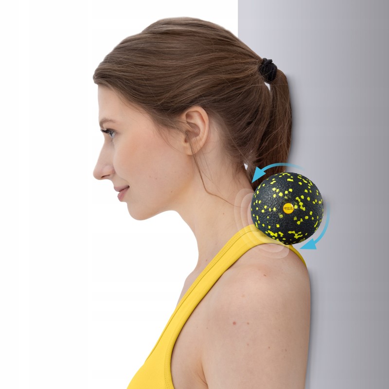 Масажний м'яч 4FIZJO EPP Ball 12 Black/Yellow (P-5907222931271)
