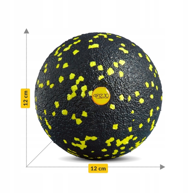 Масажний м'яч 4FIZJO EPP Ball 12 Black/Yellow (P-5907222931271)