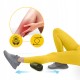 Масажний ролик 4FIZJO Mini Foam Roller 15 x 5.3 см (валик, роллер) Black/Yellow (P-5907222931790)