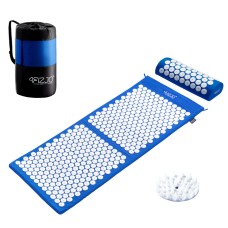 Килимок акупунктурний з валиком 4FIZJO Classic Mat XL Аплікатор Кузнєцова Blue/White (P-5907222931707)