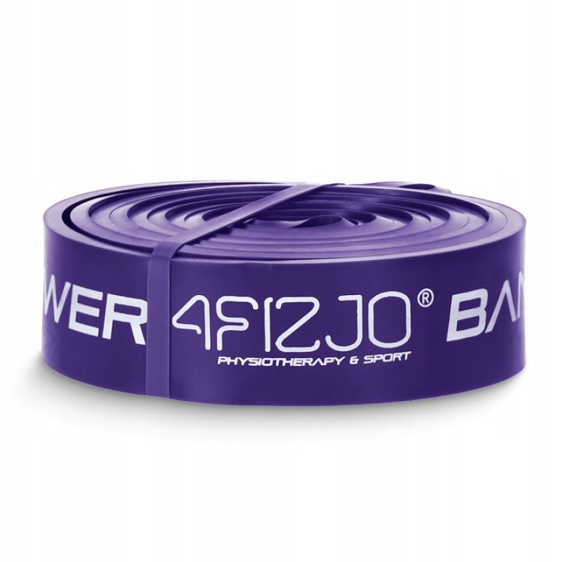 Еспандер-петля 4FIZJO Power Band 32 мм 17-26 кг резинка для фітнесу і спорту Violet (P-5907222931073)