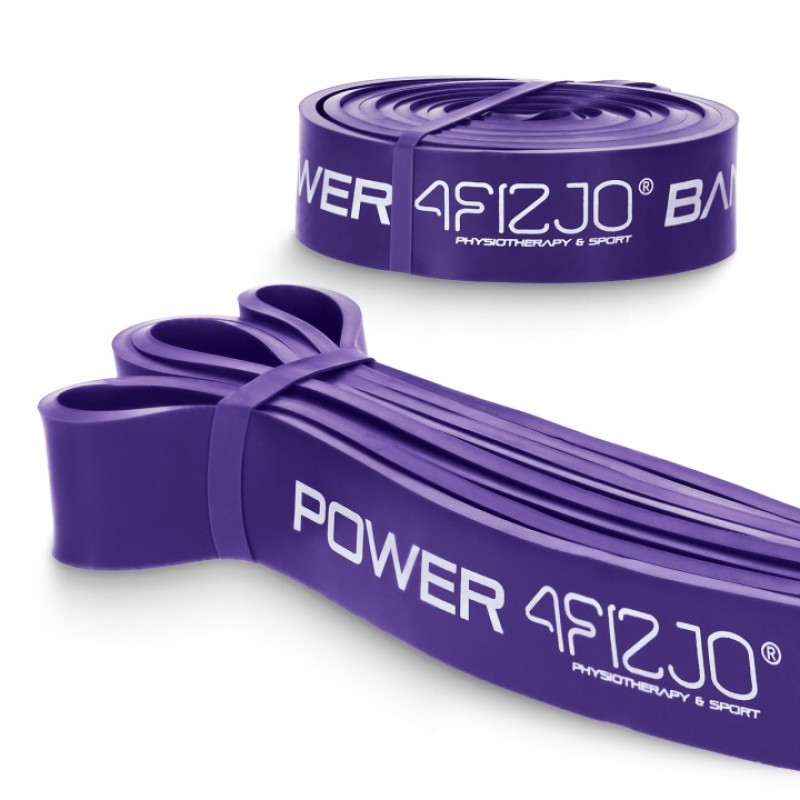 Еспандер-петля 4FIZJO Power Band 32 мм 17-26 кг резинка для фітнесу і спорту Violet (P-5907222931073)