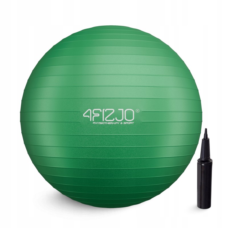 М'яч для фітнесу (фітбол) 4FIZJO 75 см Anti-Burst Green (P-5907222931189)