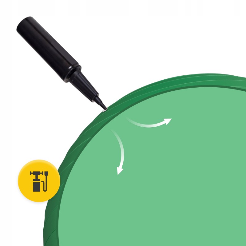 М'яч для фітнесу (фітбол) 4FIZJO 75 см Anti-Burst Green (P-5907222931189)