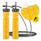 Скакалка швидкісна для кросфіту 4FIZJO Speed Rope PRO+ Yellow (P-5907739311030)
