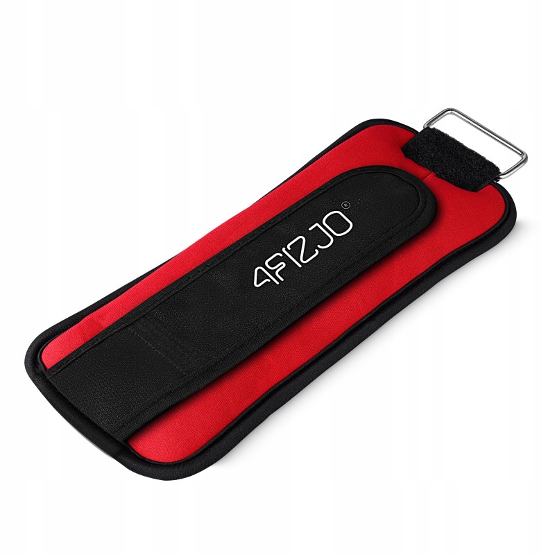 Обважнювачі-манжети для ніг та рук 4FIZJO 2 x 1 кг Black/Red (P-5907739311085)