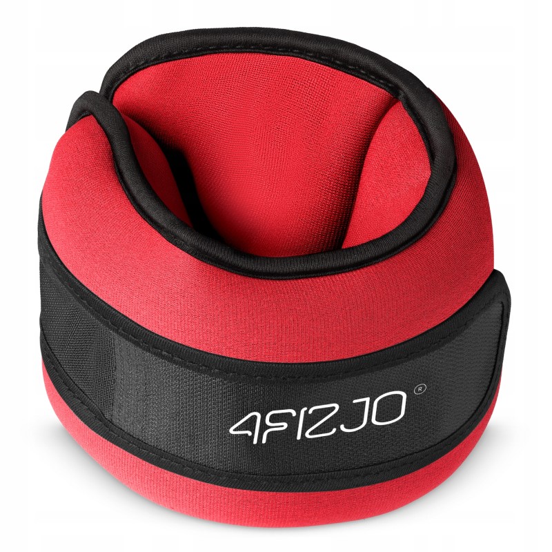 Обважнювачі-манжети для ніг та рук 4FIZJO 2 x 1 кг Black/Red (P-5907739311085)