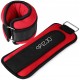Обважнювачі-манжети для ніг та рук 4FIZJO 2 x 1 кг Black/Red (P-5907739311085)