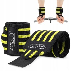 Бинти для зап'ясть (кистьові бинти) 4FIZJO Wrist Wraps Black/Yellow (P-5907739311061)