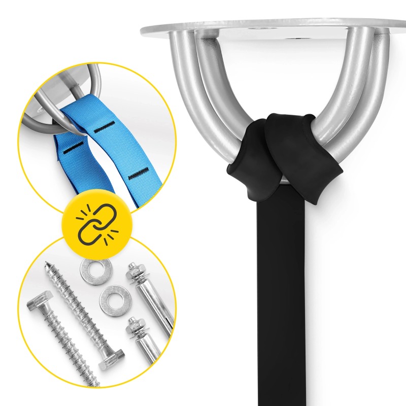 Кріплення для петель та канатів 4FIZJO X-Mount Grey (P-5907739311009)