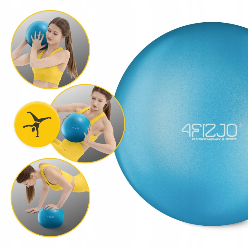 М'яч для пілатесу, йоги, реабілітації 4FIZJO 22 см Blue (P-5907739310521)