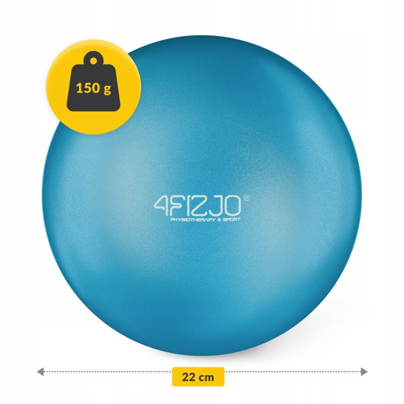 М'яч для пілатесу, йоги, реабілітації 4FIZJO 22 см Blue (P-5907739310521)