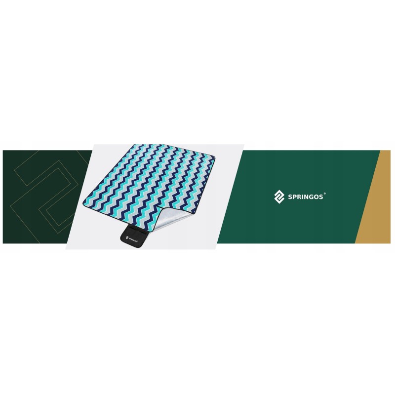 Коврик для пікніка та кемпінгу складаний Springos 220 x 180 см PM007