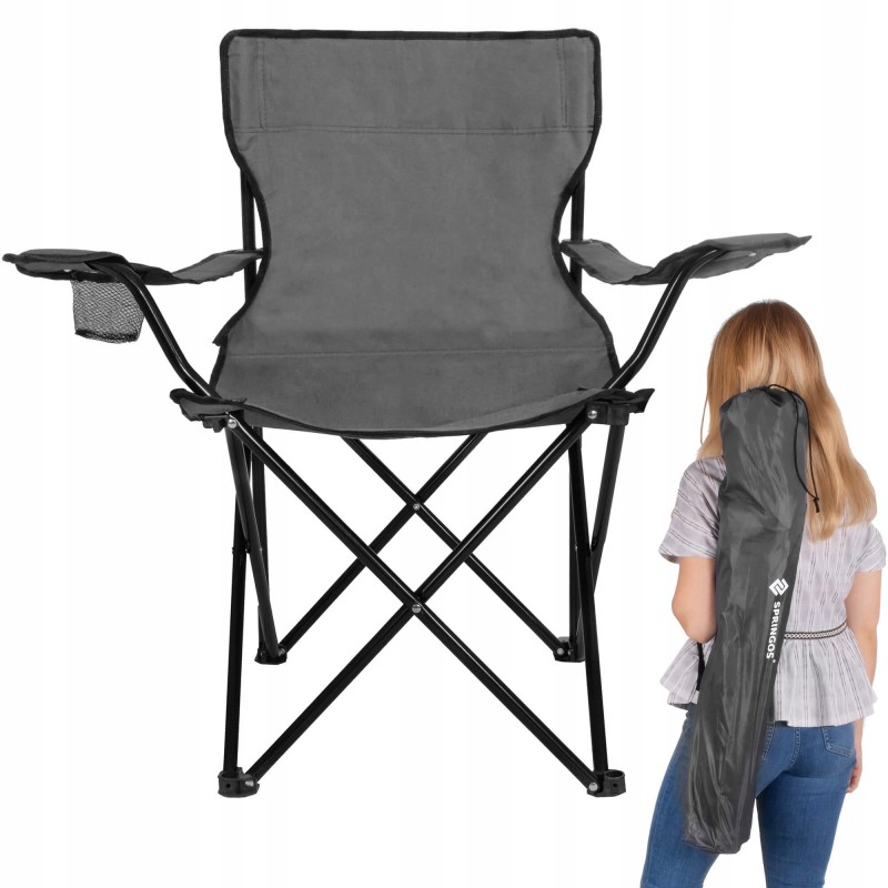 Крісло складне для кемпінгу та рибалки Springos CS0002