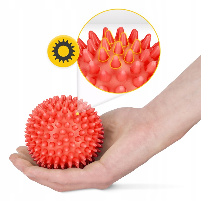 Масажний м'яч з шипами 4FIZJO Spike Ball 7 см (P-5907739311399)