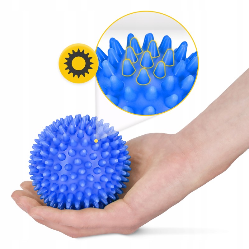 Масажний м'яч з шипами 4FIZJO Spike Ball 8 см (P-5907739311405)