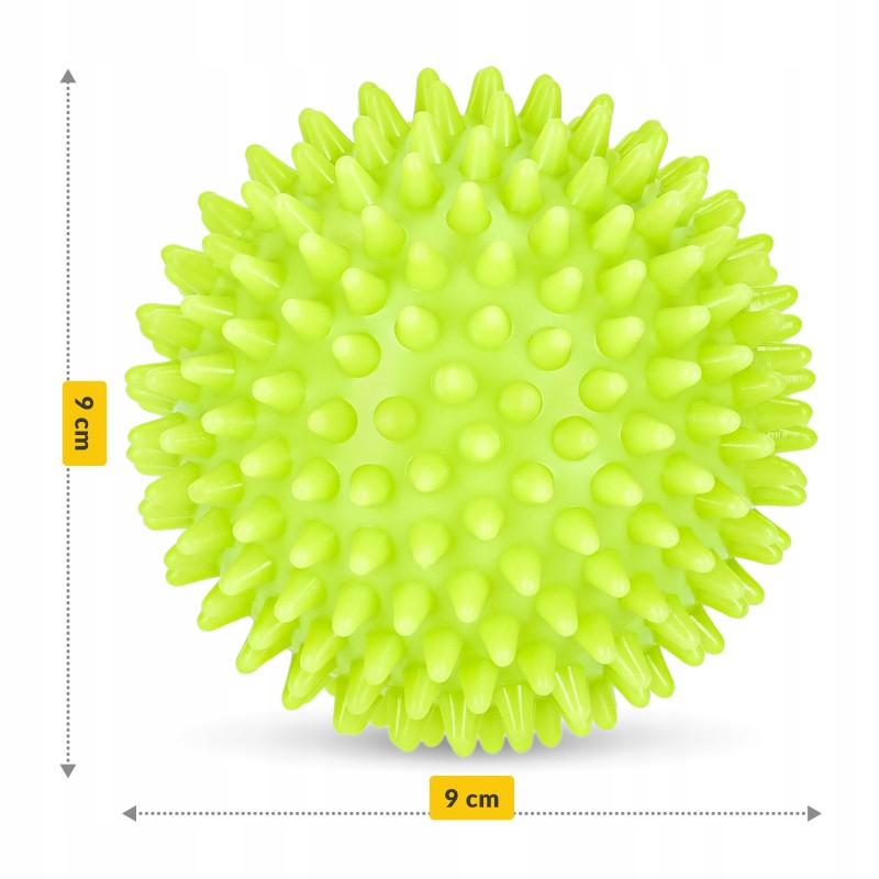 Масажний м'яч з шипами 4FIZJO Spike Ball 9 см (P-5907739311412)