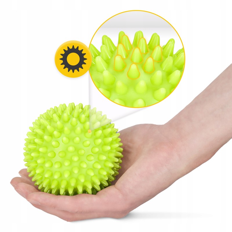 Масажний м'яч з шипами 4FIZJO Spike Ball 9 см (P-5907739311412)