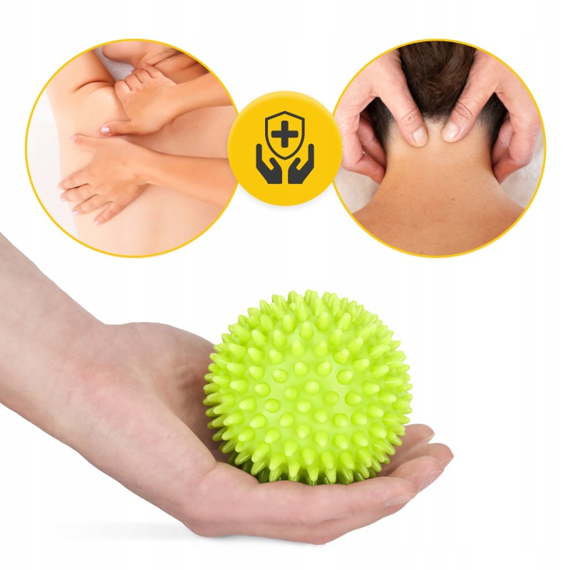 Масажний м'яч з шипами 4FIZJO Spike Ball 9 см (P-5907739311412)